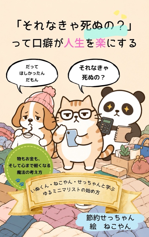 それなきゃ死ぬの？ 表紙